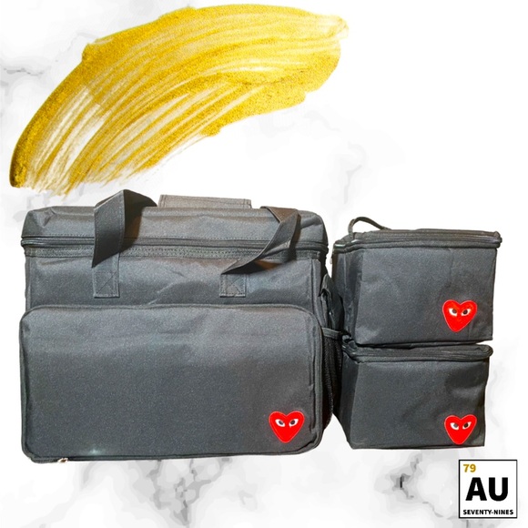 Custom Sneaker / Beach / Travel Bag Set (3 Bag Set) - Carry-on Approved - Picture 2 of 11